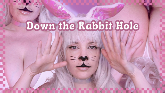 Down the Rabbit Hole Strip Tease video from HannyTV