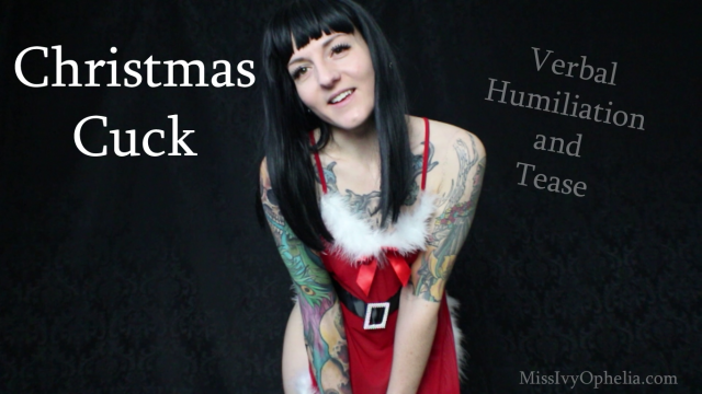 Christmas Cuck video from Miss Ivy Ophelia