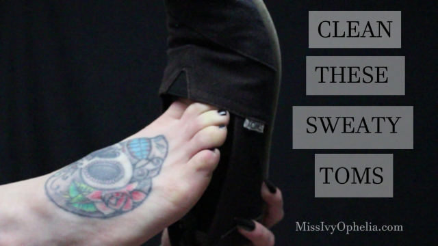 Clean These Sweaty Toms video from Miss Ivy Ophelia