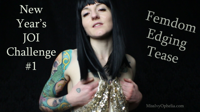 New Year's JOI Challenge 1 video from Miss Ivy Ophelia