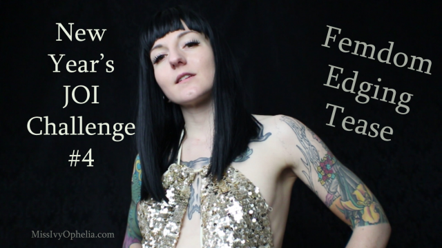 New Year's JOI Challenge 4 video from Miss Ivy Ophelia
