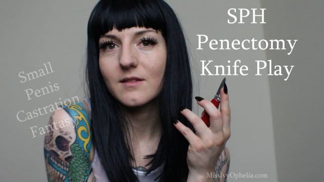 SPH Penectomy Knife Play video from Miss Ivy Ophelia.