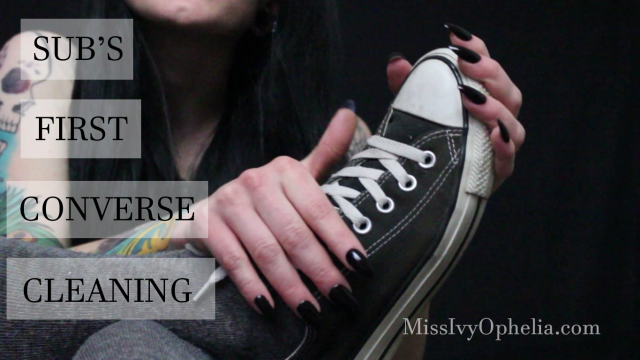Sub's First Converse Cleaning video from Miss Ivy Ophelia
