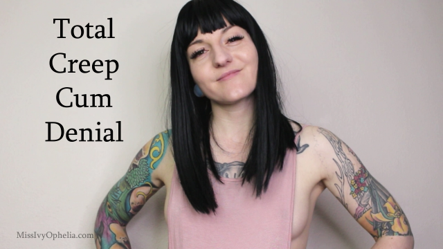 Total Creep Cum Denial video from Miss Ivy Ophelia