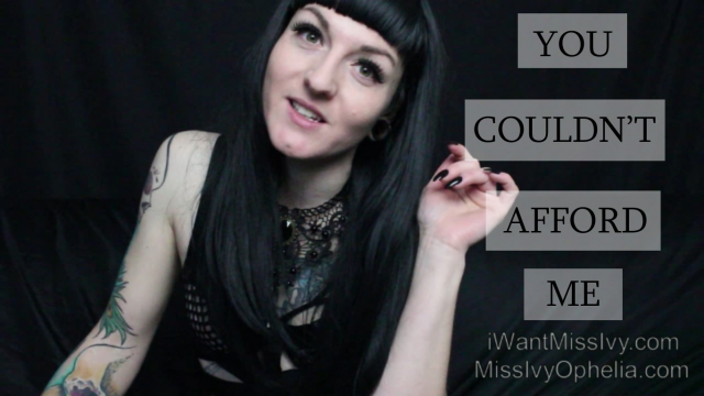 You Couldn't Afford Me video from Miss Ivy Ophelia