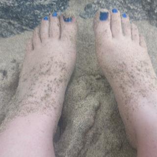 Sandy Outdoor Feet photo gallery by Miss Koko