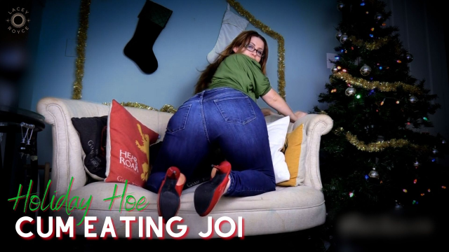 Holiday Hoe Cum Eating JOI video from Lacey Royce