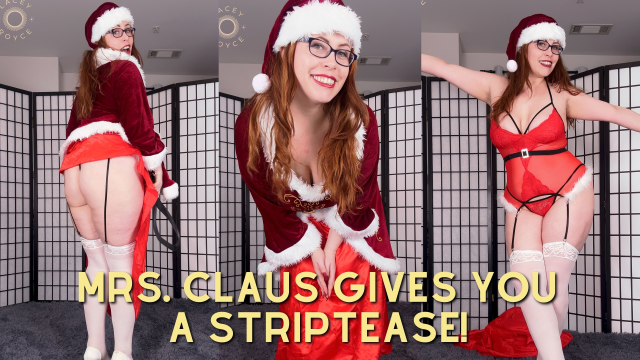 Mrs. Claus Gives You A Striptease! video from Lacey Royce