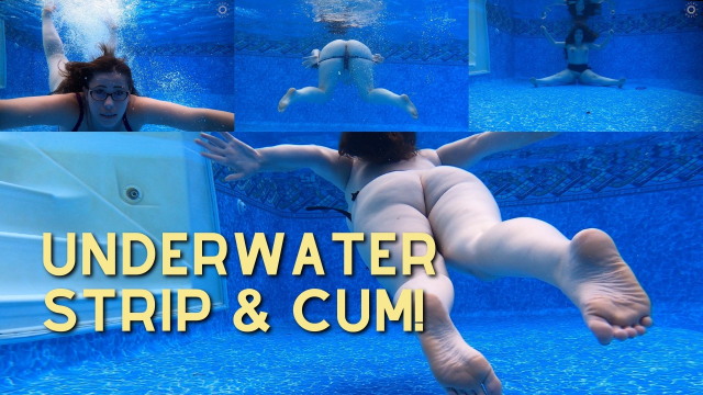 Underwater Strip and Cum video from Lacey Royce