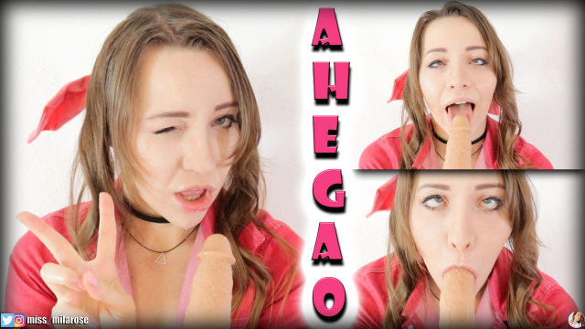 Aerith Gainsborough's Ahegao BlowJob video from MissMilaRose