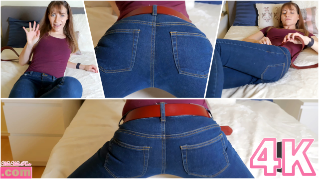 Denim Jeans & Belt Tease video from MissMilaRose