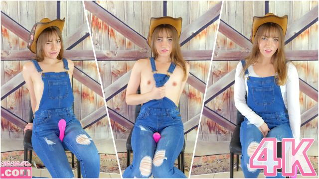 Farm Babe Cums in Denim Overalls video from MissMilaRose