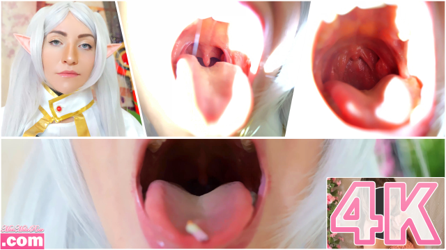 Giantess Frieren Swallows Tiny Man video from MissMilaRose
