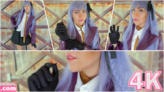Kyoko Kirigiri: Cum on my Gloves video from