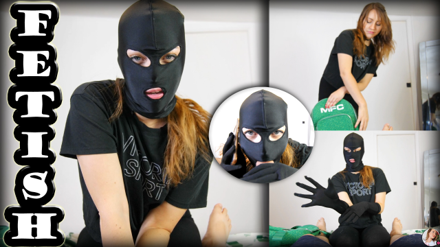 Masked and Gloved Hand Job video from MissMilaRose