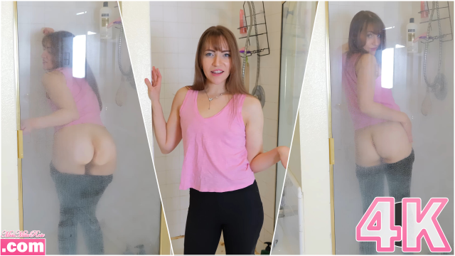 Mila's Shower Glass Moon & JOI video from