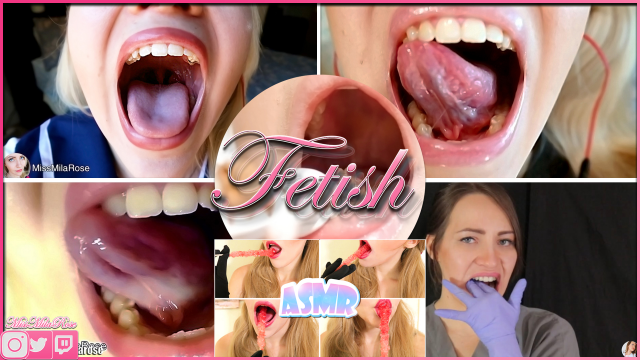 Mouth Fetish Collection video from MissMilaRose