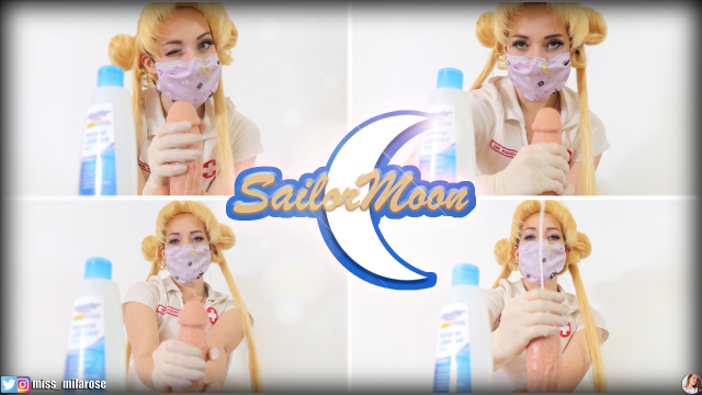 Nurse Serena's Latex Glove Cum Milking video from MissMilaRose