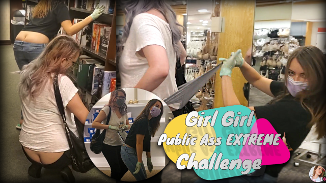 Public Wedgie Challenge: DOUBLE TROUBLE video from MissMilaRose