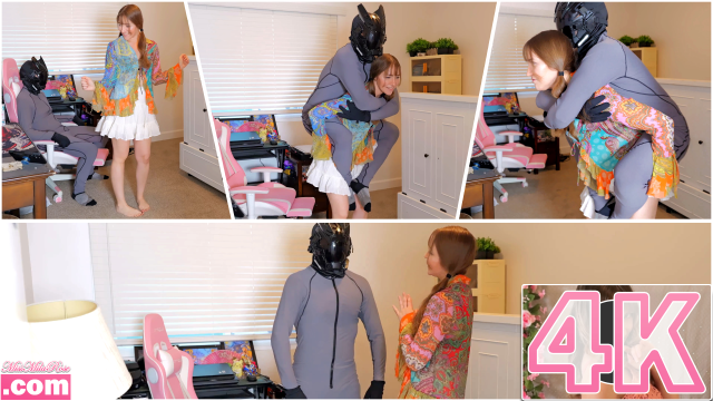 Robot Boy Gets Burping Piggyback Ride video from MissMilaRose