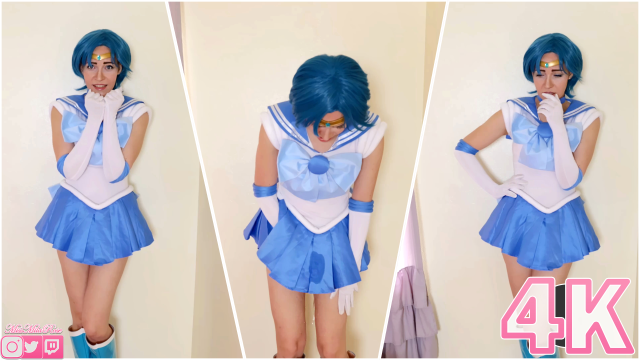 Sailor Mercury's Embarrassing Panty Pee video from MissMilaRose