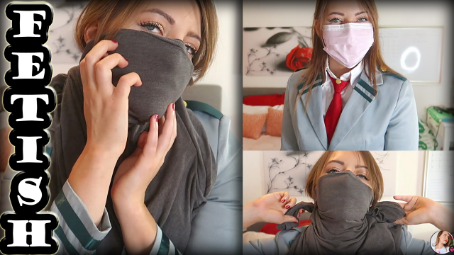 School Girl's Mask Fetish JOI video from MissMilaRose
