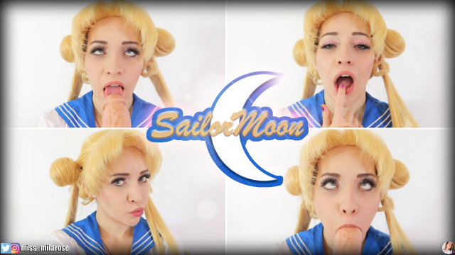 Usagi Tsukino's Ahegao Blowjob video from MissMilaRose
