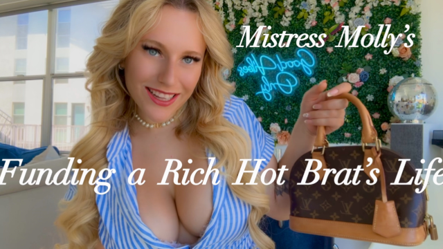 Funding a Rich, Hot Brat's Life video from 