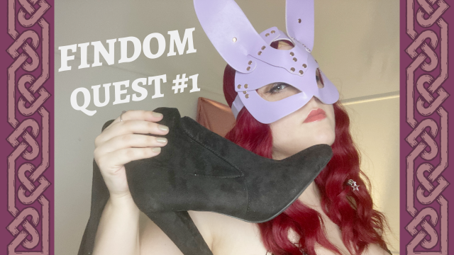 Your First Findom Quest l Thigh High Boots video from Mistress Reyna Darko
