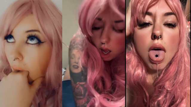 Sucking My Fingers And Drooling In Pink video from RosaNova