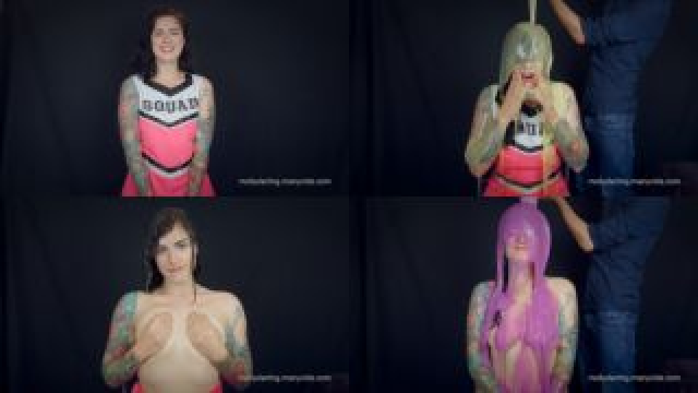 Cheerleader Gets Gunged On Gameshow video from Molly Darling