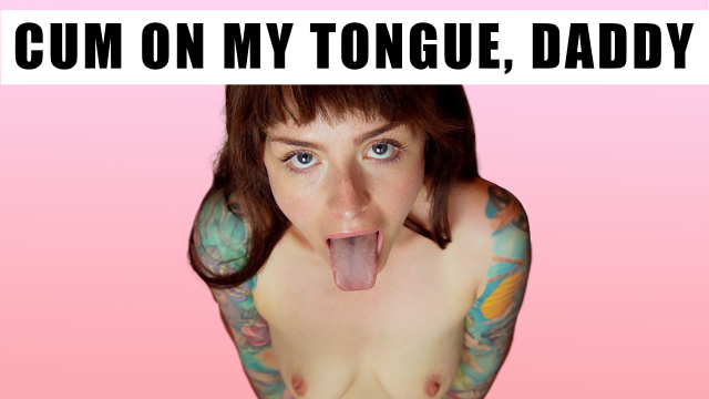 Cum on my tongue, Daddy video from Molly Darling