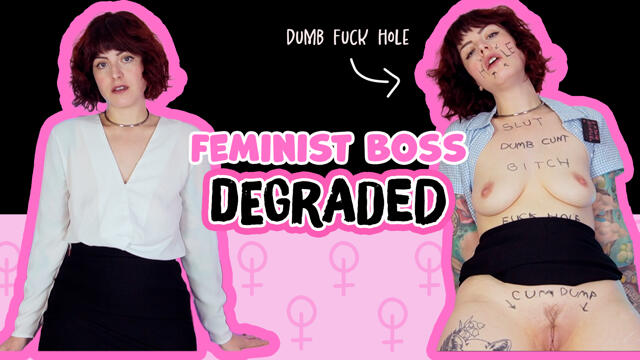 Feminist Boss Degraded video from Molly Darling