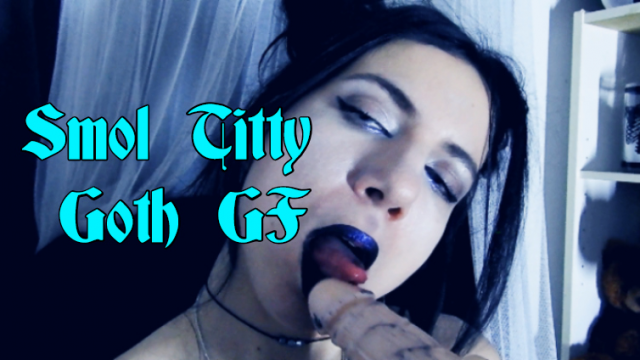 Smol Titty Goth GF video from MoonConjured