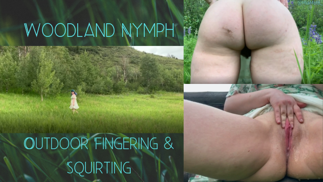 Risky Public Outdoor Fingering and Squirting video from