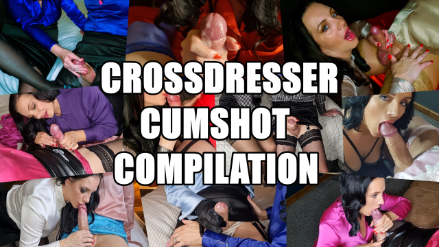 Crossdresser Cumshot Compilation video from MrsHNylons