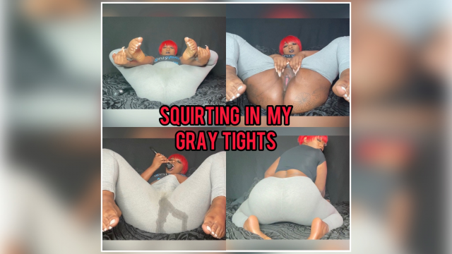 Squirting in my Gray Tights video from MulaMiaXXXX