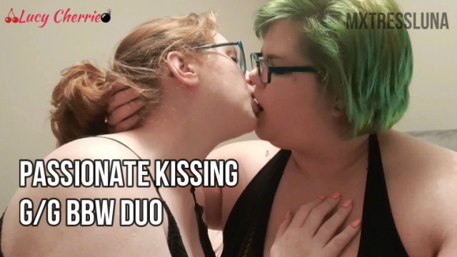 BBW Lesbian Making Out with Lucy Cherrie video from Mx Dagger