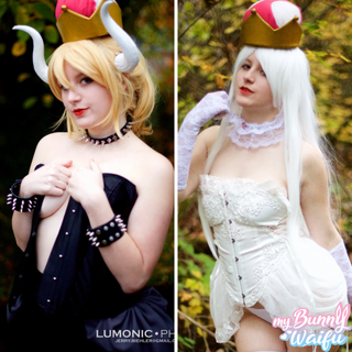 Bowsette & Boosette HD Cosplay Photoset Bundle photo gallery by Bunny Waifu