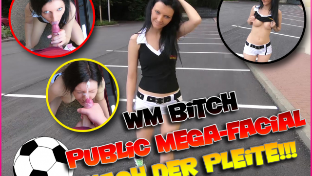 WorldCup Bitch - Public Mega-Facial after the Flop!!! video from Laila-Banx