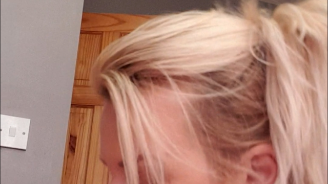 Hot blonde wife suck cock and swallow video from Naughty Andrea