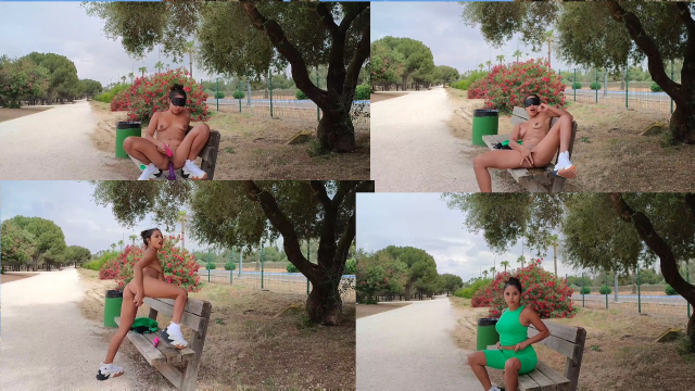 I am very horny masturbating in public video from Naughty Pocahontas