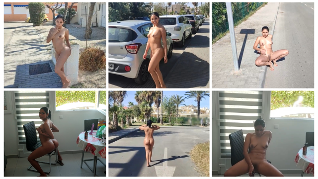 I Leave the House go on the street and Play with my Pussy on the Sidewalk video from Naughty Pocahontas