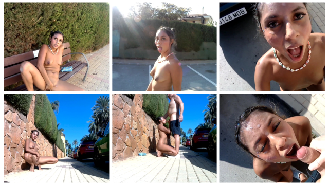 I suck my friend's cock in public video from Naughty Pocahontas