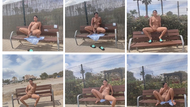 In public I play with my pussy I like to masturbate with the dildo video from Naughty Pocahontas