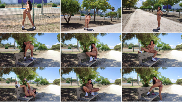 My new experience walking in the park with a but plug video from Naughty Pocahontas