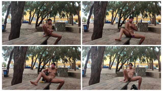 Naughty horny doll in public, playing with my pussy video from AlisonPaola