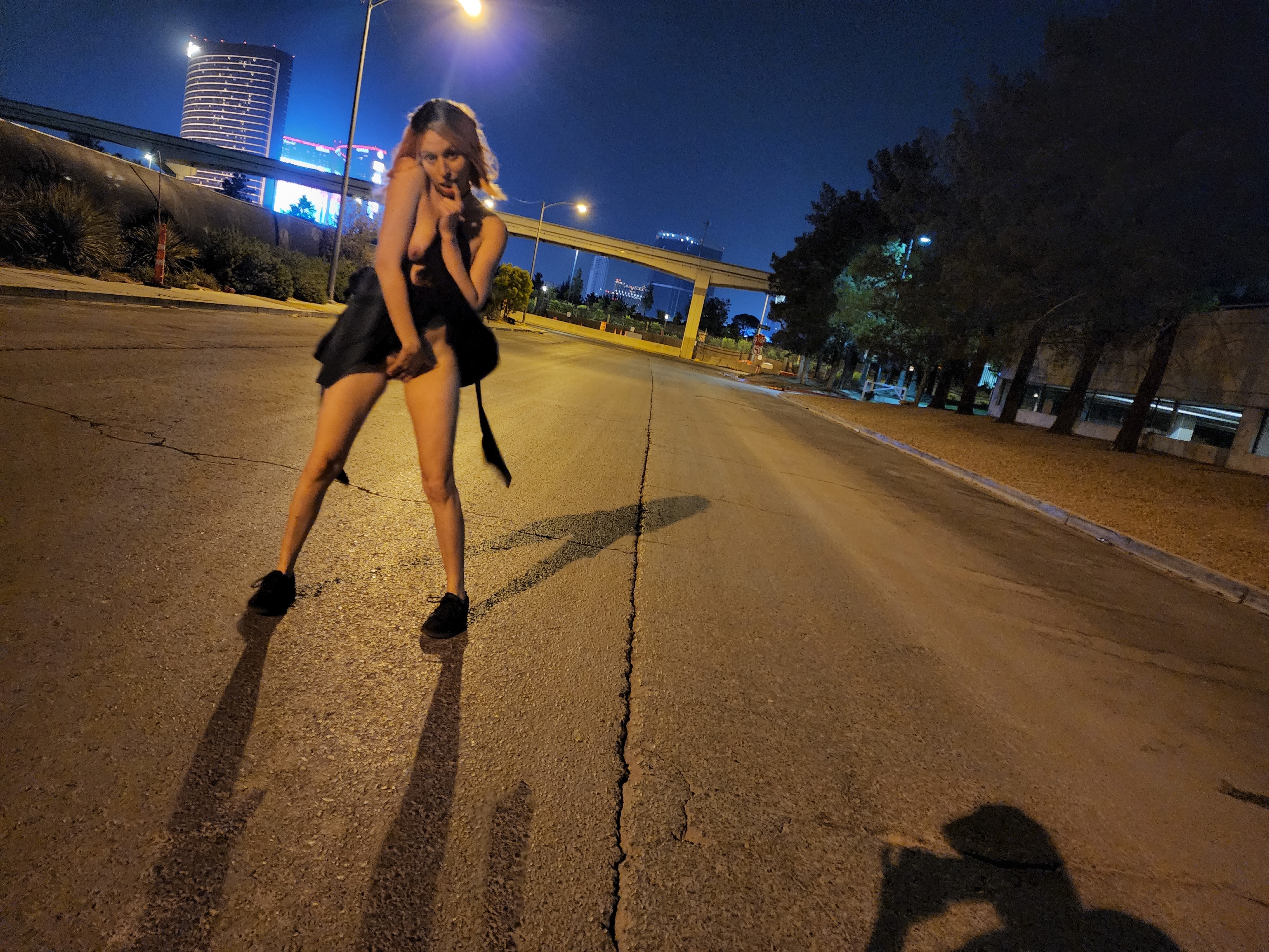 Night Out Stripping On The Street photo gallery by Nicole Niagara