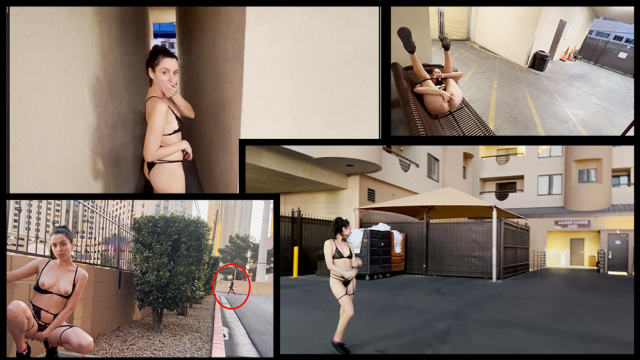 Public Lust Slut in Lingerie - Outdoor Masturbation video from Nicole Niagara