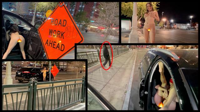 Sex-Worker Masturbating on Street Blindfolded pt.2 - Caught by Strangers! video from Nicole Niagara